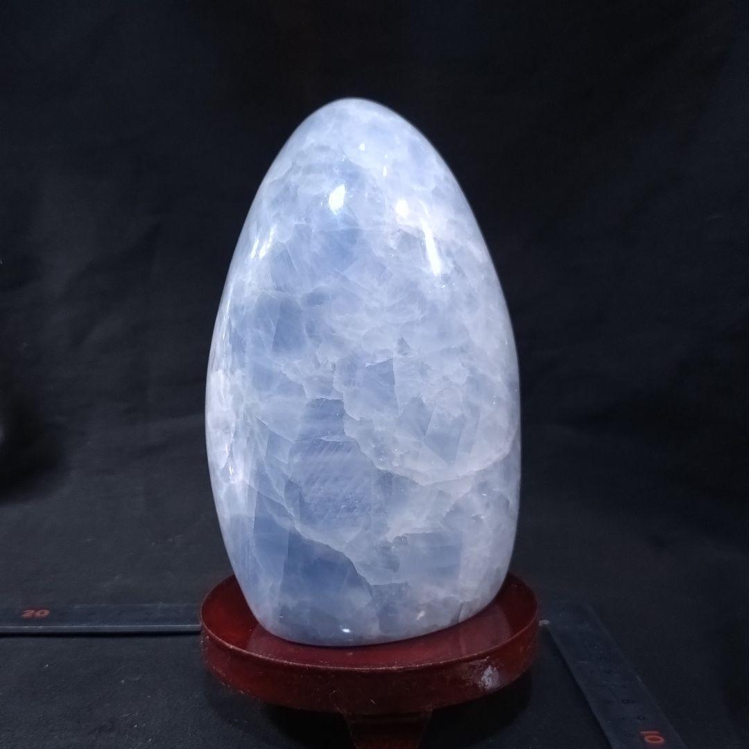 虹入【１，６ｋｇ】大迫力 セレスタイト　天青石　「休息・浄化・博愛」　置物　風水