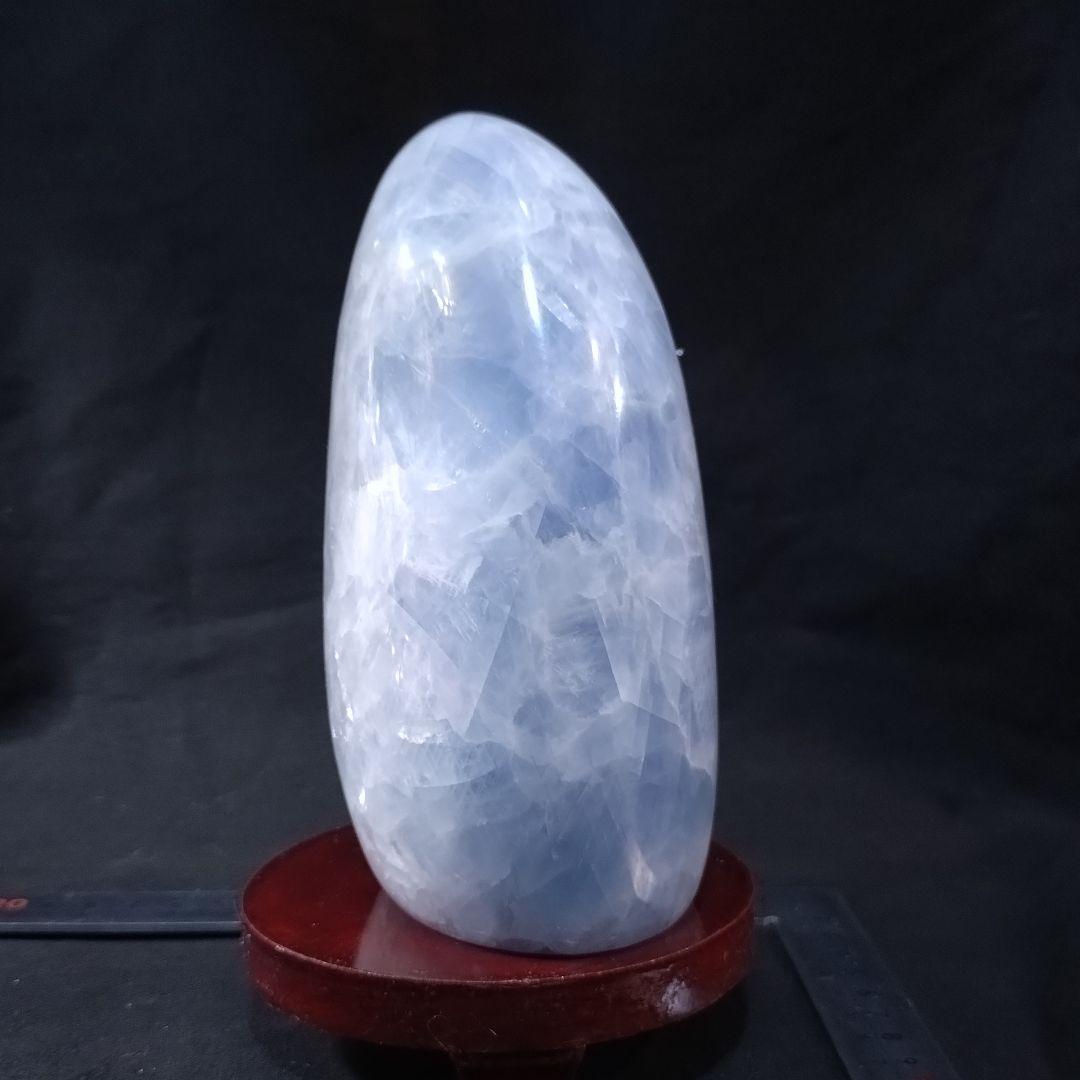 虹入【１，６ｋｇ】大迫力 セレスタイト　天青石　「休息・浄化・博愛」　置物　風水