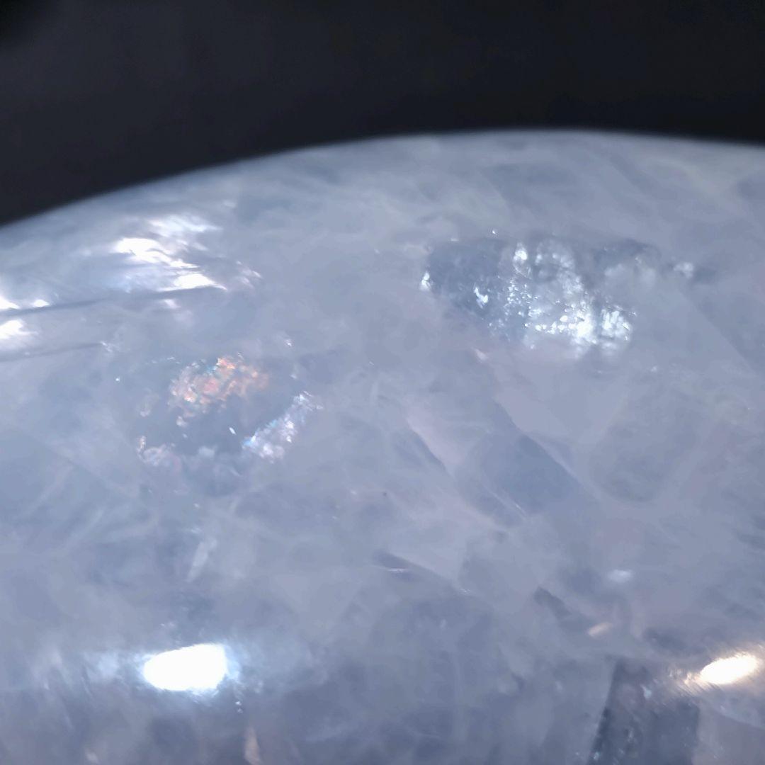 虹入【１，６ｋｇ】大迫力 セレスタイト　天青石　「休息・浄化・博愛」　置物　風水