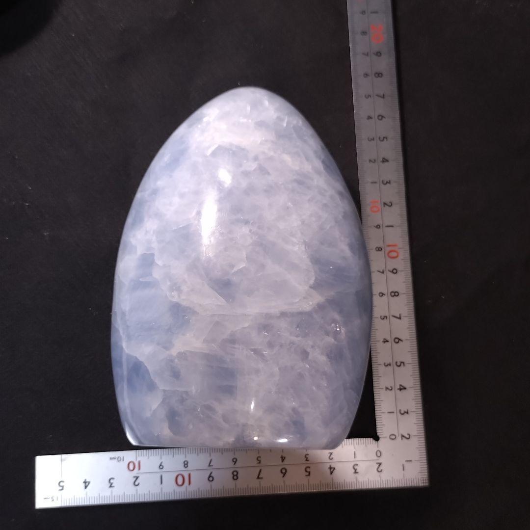 虹入【１，６ｋｇ】大迫力 セレスタイト　天青石　「休息・浄化・博愛」　置物　風水