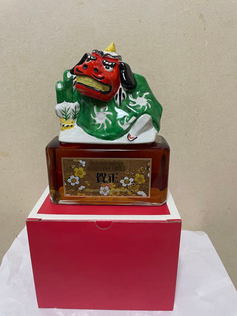 サントリー ウイスキー エクセレンス 獅子舞型ボトル