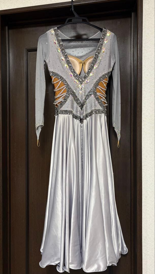 社交ダンス用シルバードレス