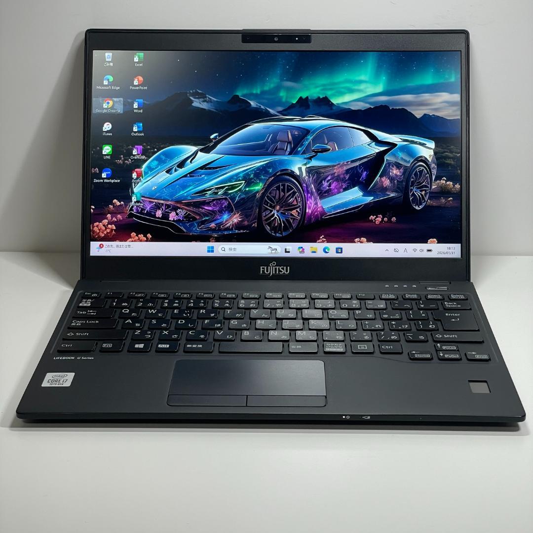 第10世代i7 富士通 U9310 ノートPC メモリ16GB SSD 薄型軽量