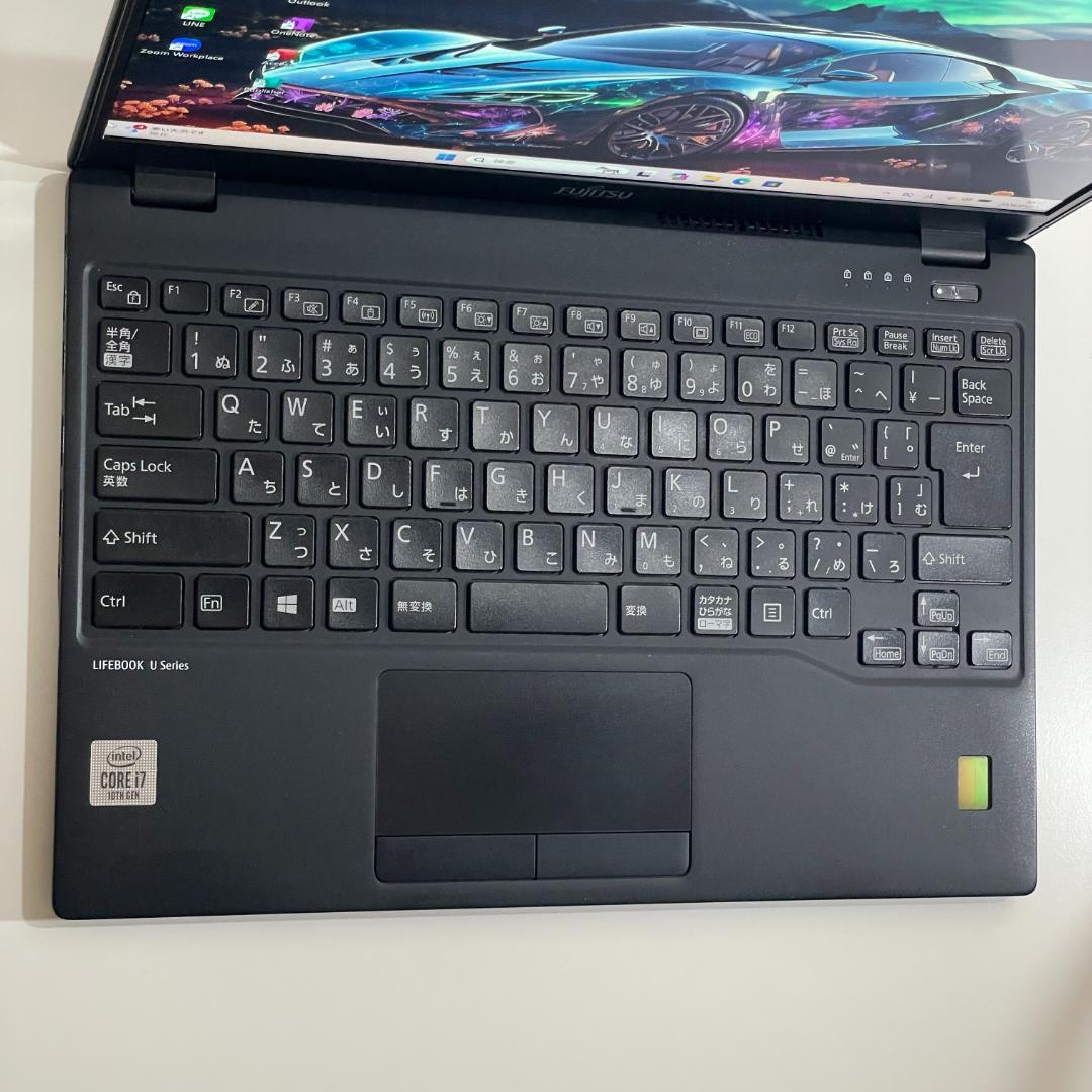 第10世代i7 富士通 U9310 ノートPC メモリ16GB SSD 薄型軽量
