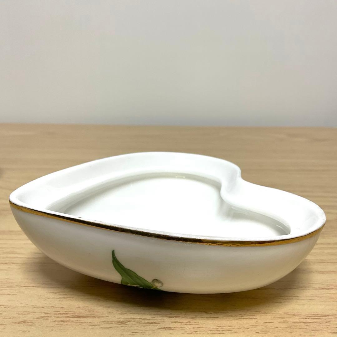 イギリス　ハマースレイ　すずらん　ハート　トリンケットボックス　大　小物入れ