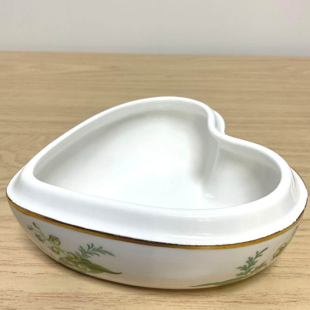 イギリス　ハマースレイ　すずらん　ハート　トリンケットボックス　大　小物入れ