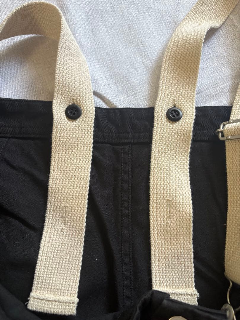 ネストローブ　コットンツイルデッキサロペット