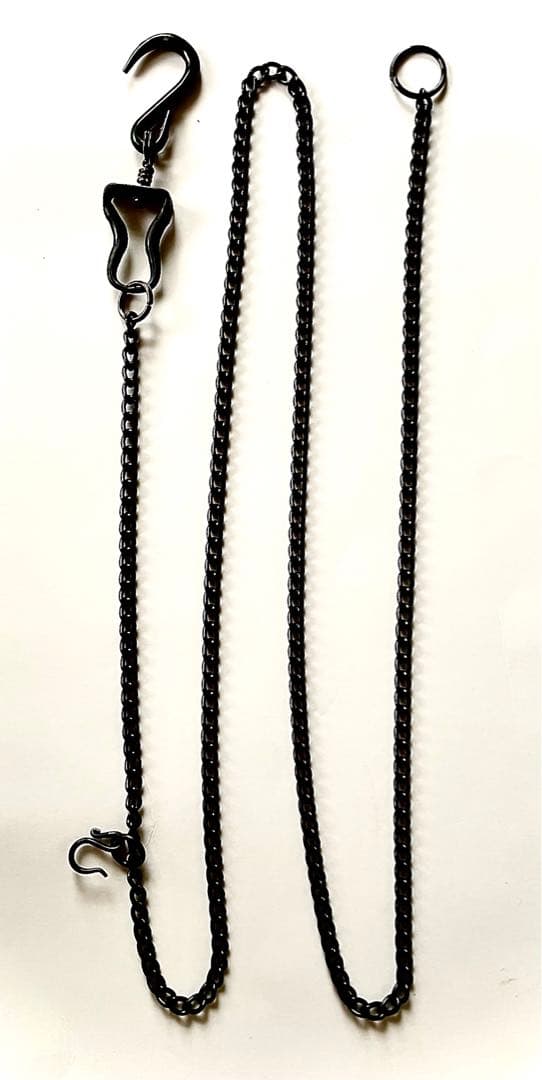 嵯峨御流　花器　吊り花器　半月型　銅器　月形花器　弦月形花器　鎖付　インテリア