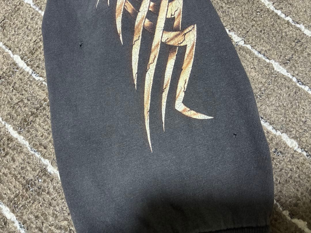 フェード◎ harley davidson ドクロ スカル ロンT アメリカ製