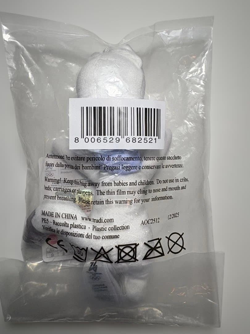 Tinaミラノコルティナ2026オリンピックぬいぐるみ18cm新品未開封 即発送