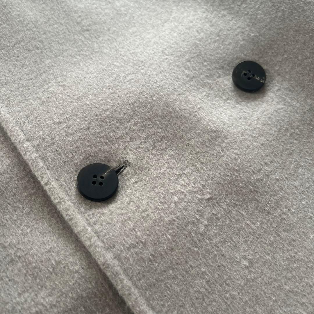 定価94600円【GALERIE VIE 】ウールコート　グレー　ロングコート