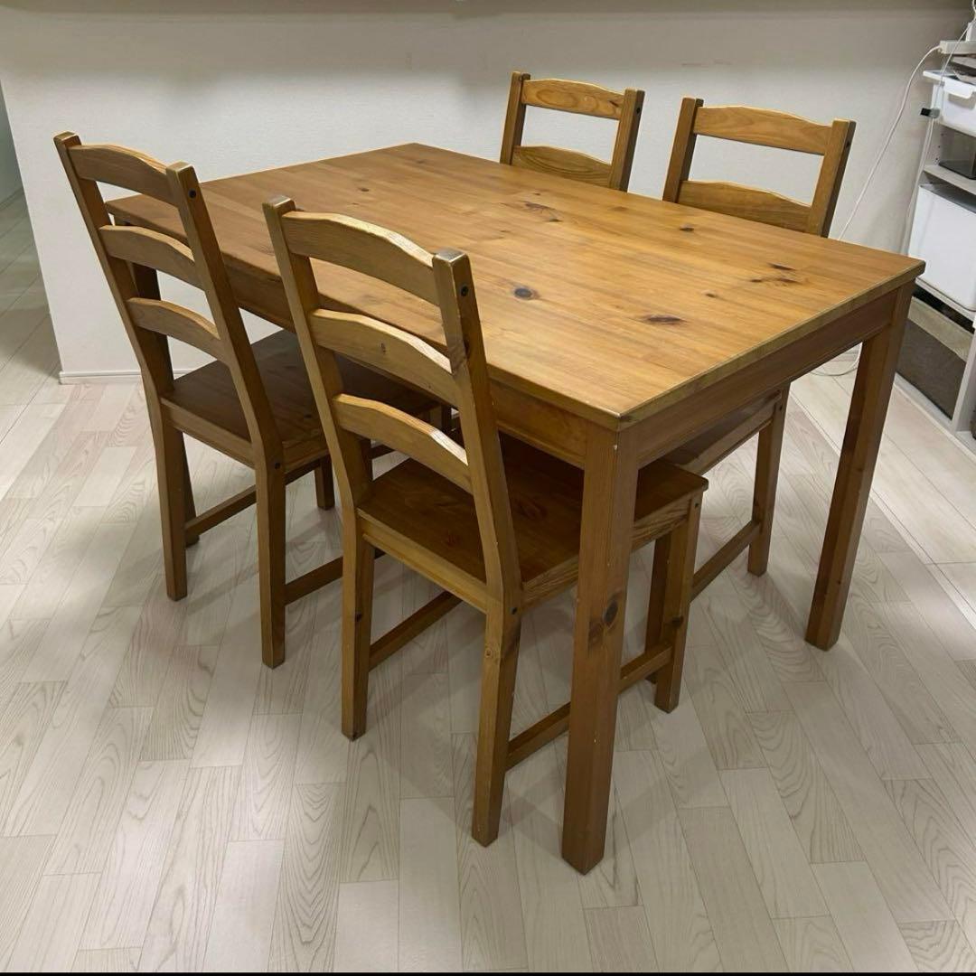 イケア IKEA JOKKMOKK ヨックモックテーブル＆チェア4脚