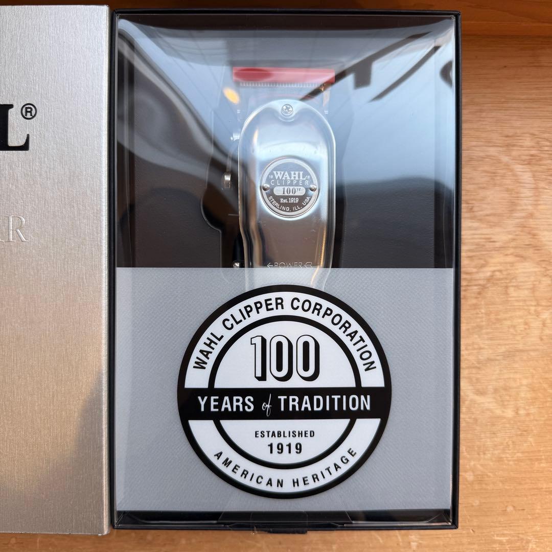 WAHL 1919 100週年限定バリカン 専用ケース付き