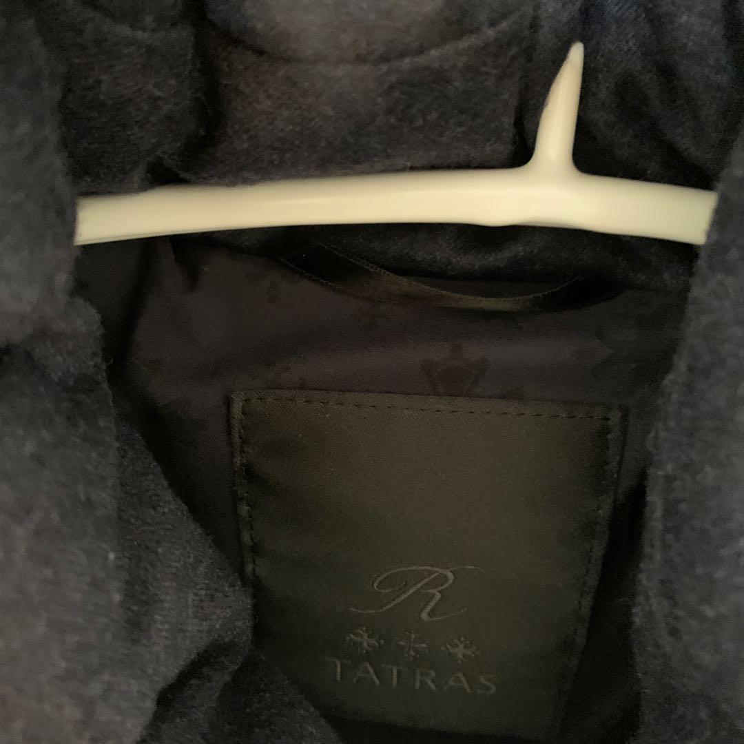 タトラスPRIMULA ダウン コート Rライン ネイビー ファー　M