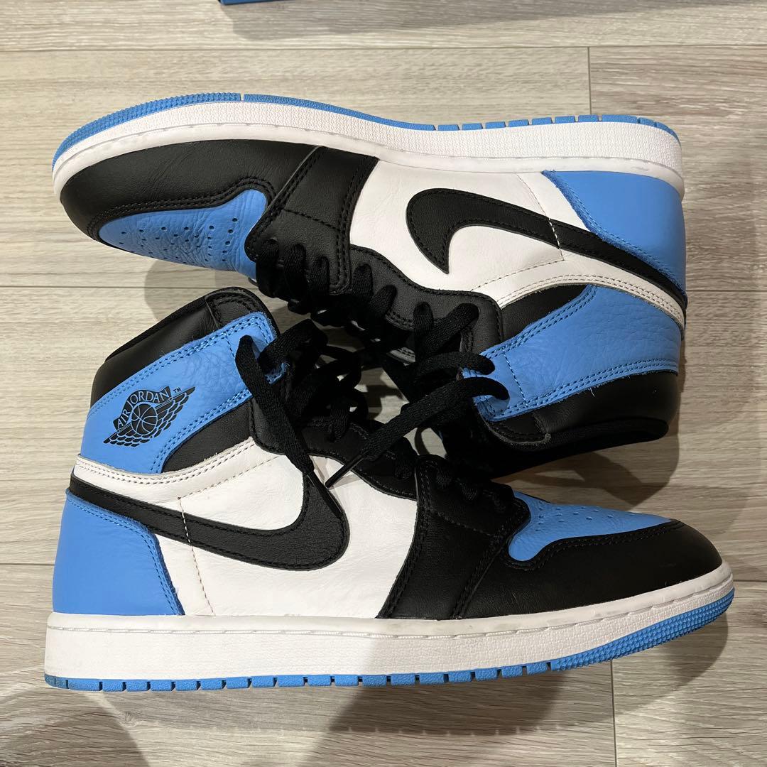 Nike Air Jordan 1 high UNC toeユニバーシティブルー