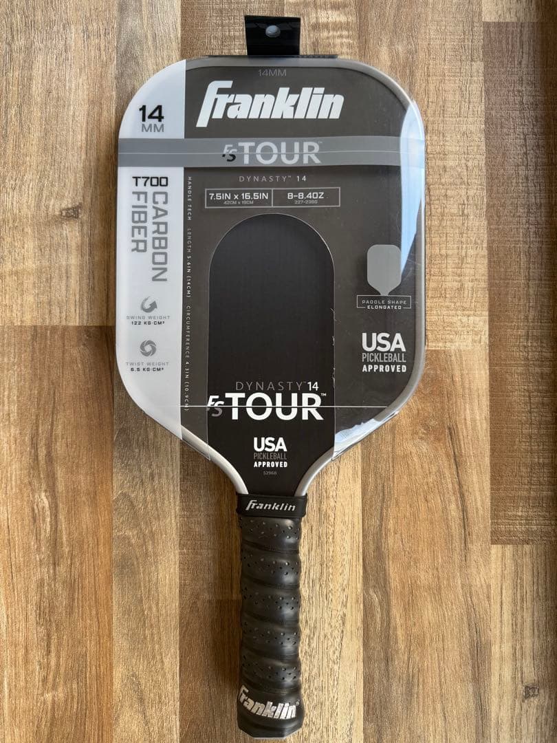 Franklin Dynasty 14mm ピックルボールラケット　グレー