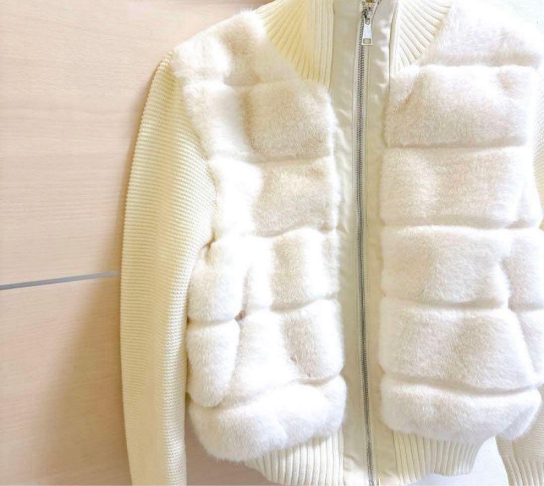 翌日配送　ダウンコート　エコファーダウンジャンパー　ダウン　新品