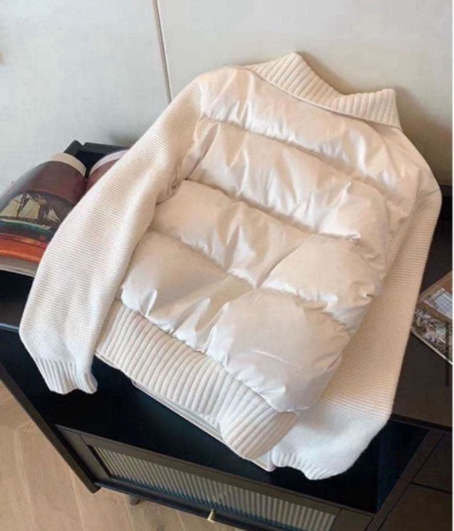 翌日配送　ダウンコート　エコファーダウンジャンパー　ダウン　新品