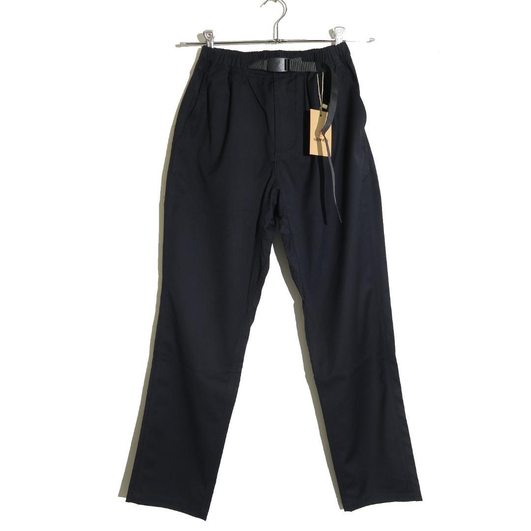 新品 Gramicci ギャバジンイージーテーパードパンツ NAVY XS