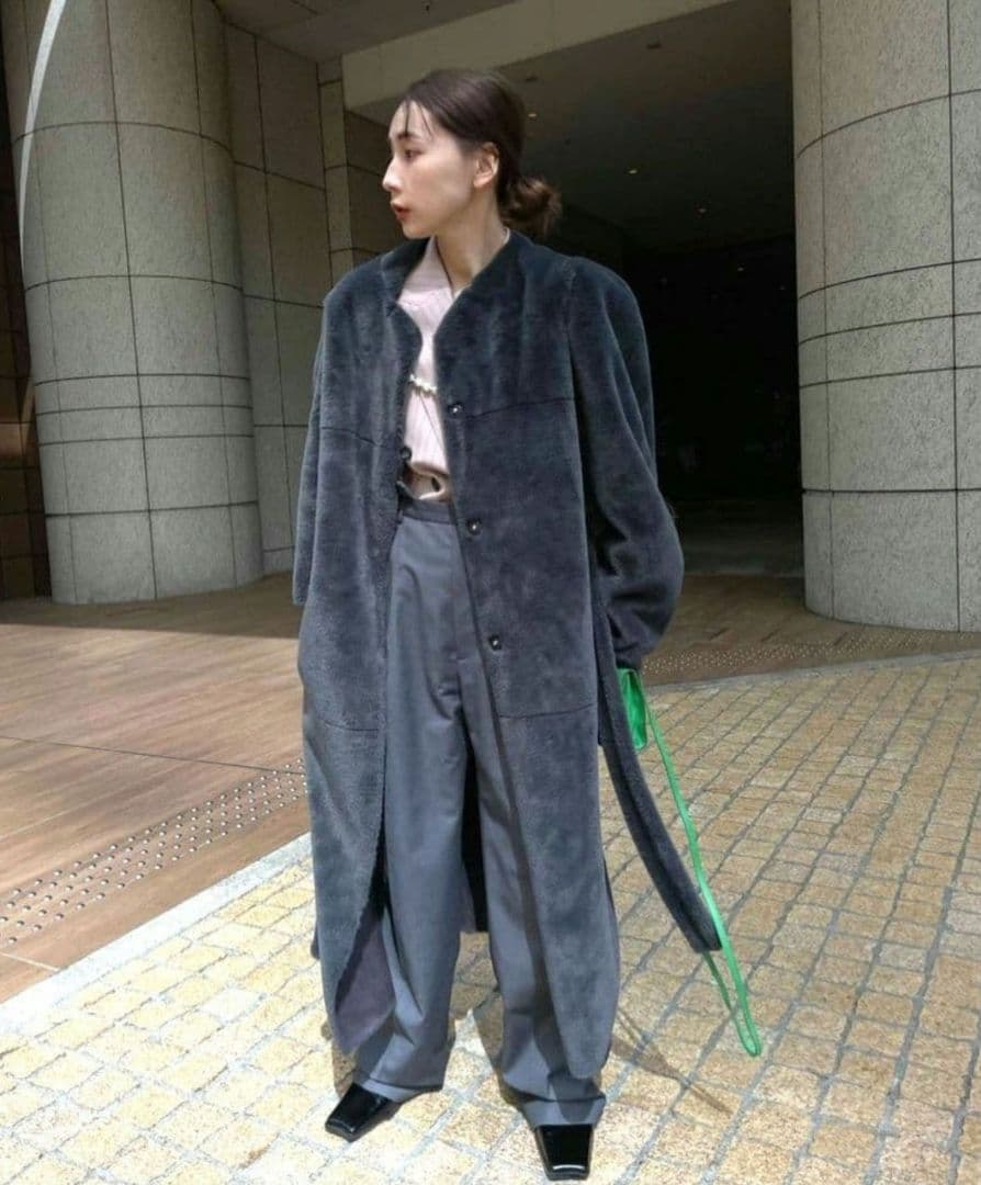 ジャケット・アウター MANY WAY USEFUL BOA COAT ameri