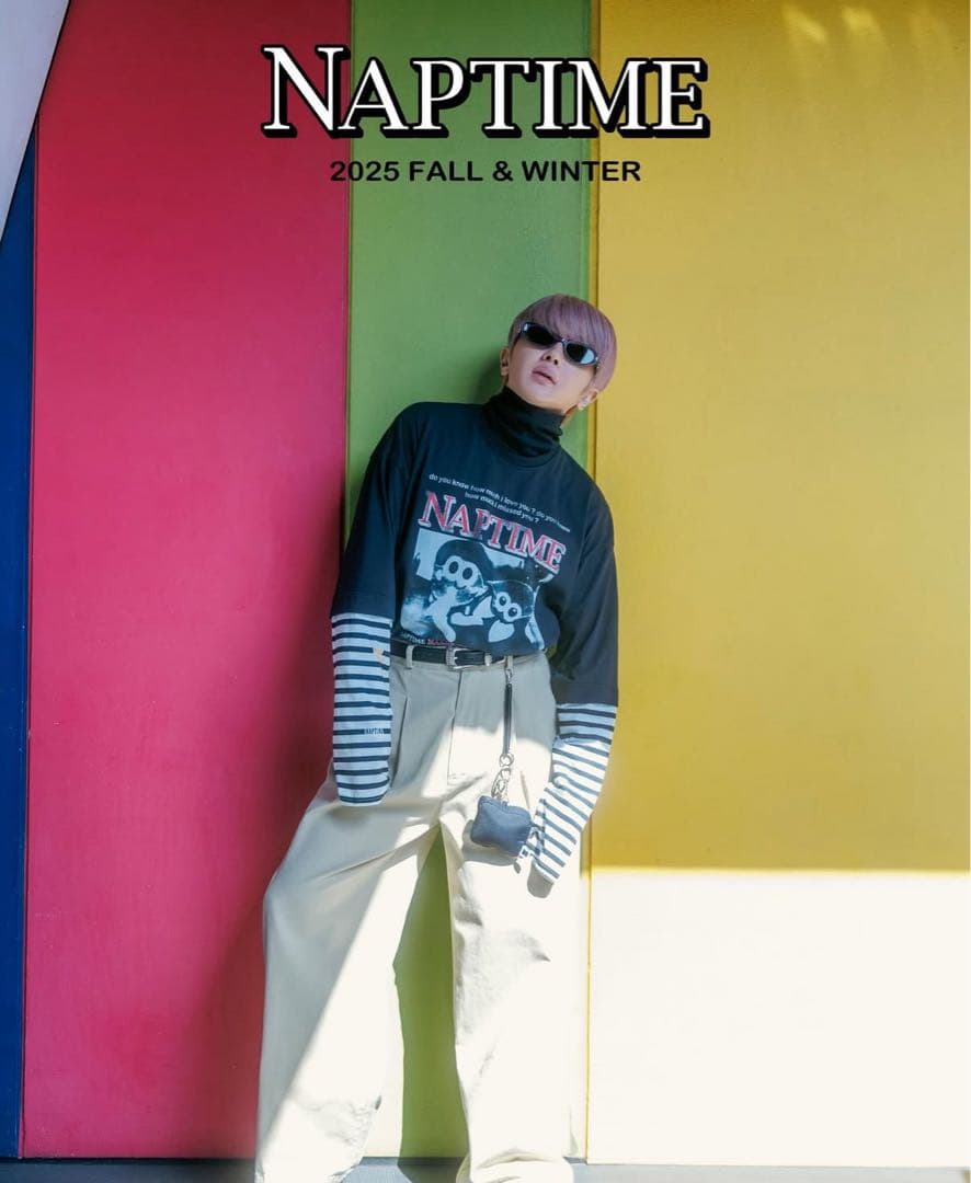 【新品】Nissy naptime2025FWロングT(ブラック、S)