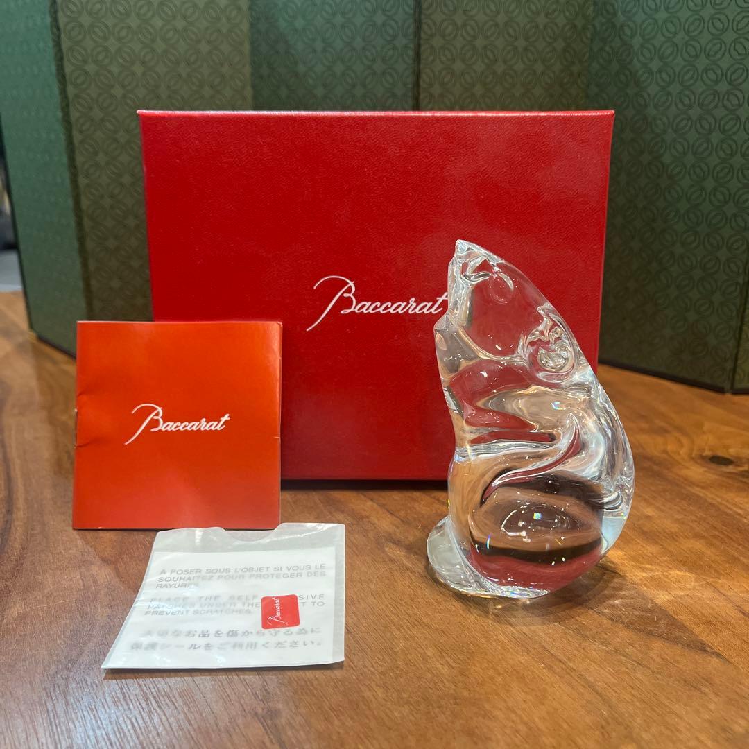 Baccarat クリスタル　干支　ネズミ