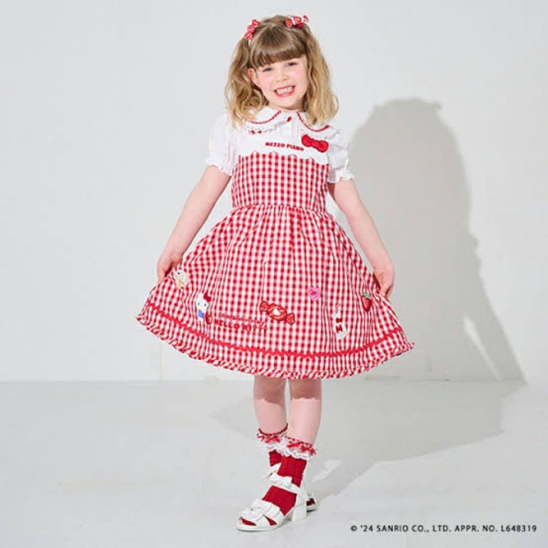 「未使用」MEZZO PIANO ハローキティ 50th ワンピース