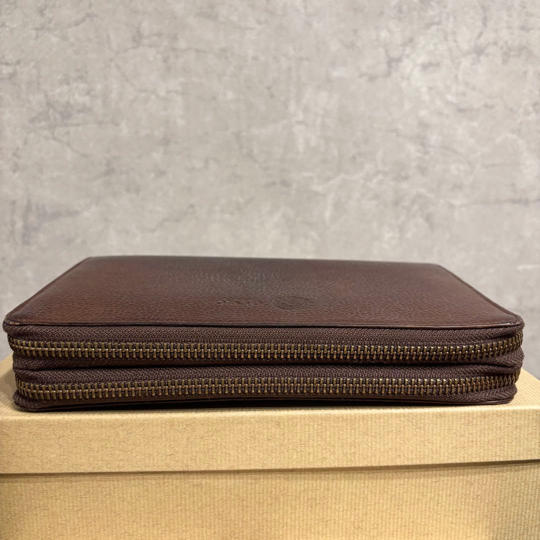 GANZO ガンゾー オーガナイザー 長財布 カードケース ブラウン