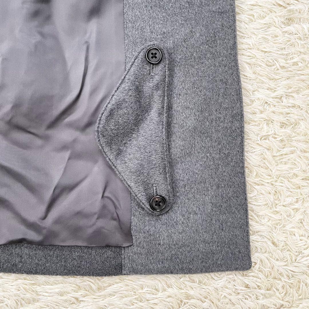 J.PRESS ステンカラーコート カシミヤ混 ウール グレー Mサイズ