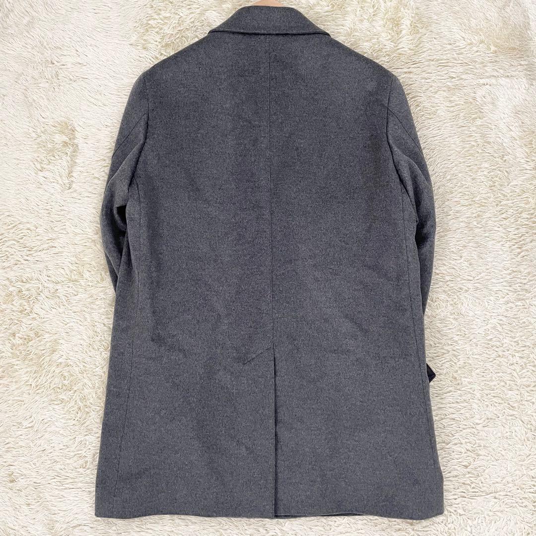 J.PRESS ステンカラーコート カシミヤ混 ウール グレー Mサイズ