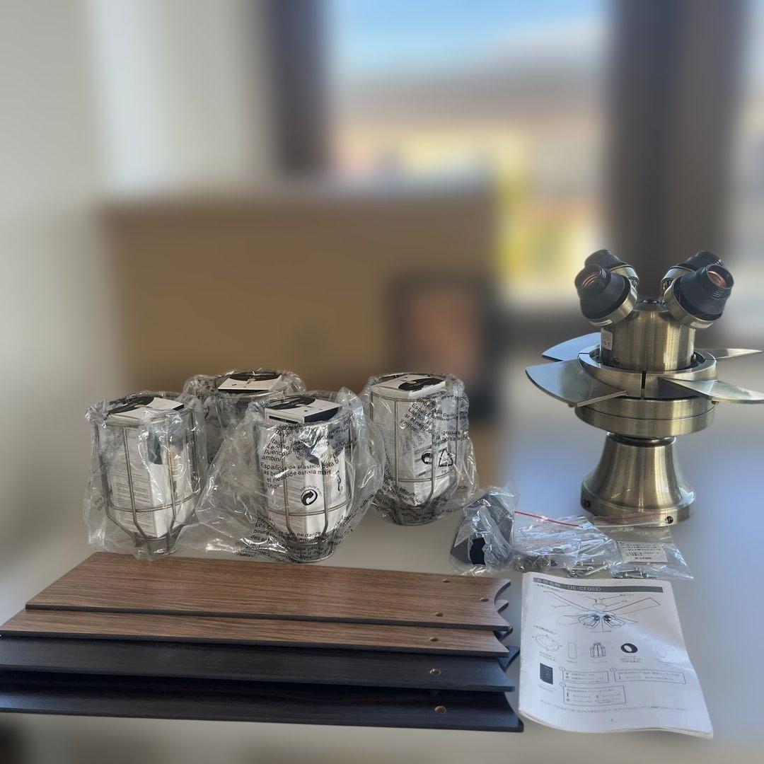 【未使用品】JAVALO ELF シーリングファン JE-CF003GD