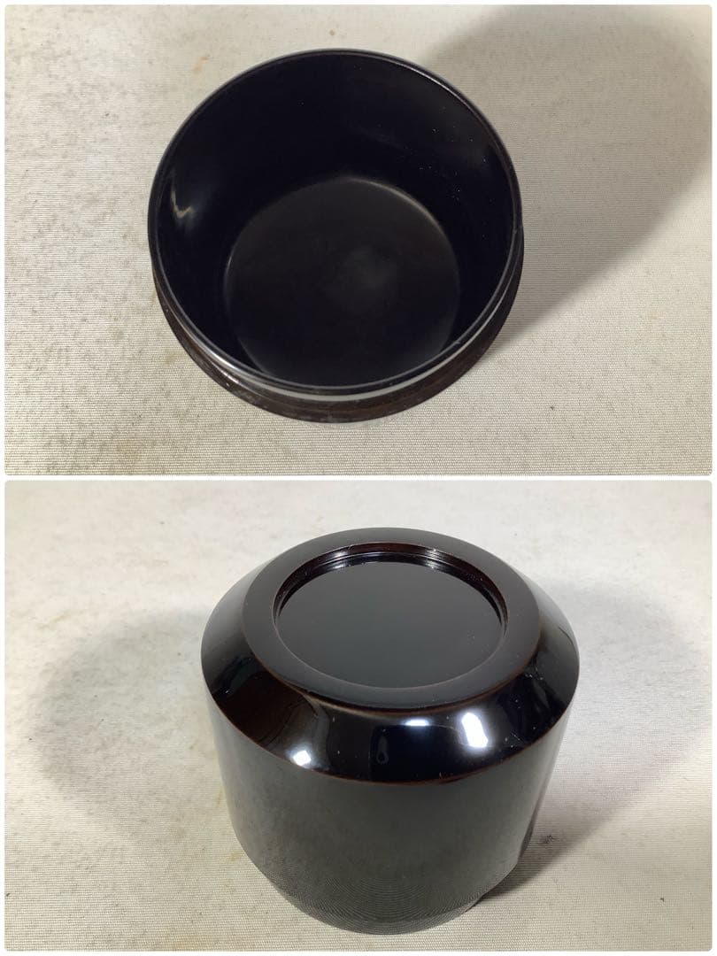 真塗　雪吹棗　中村宗悦　茶道具　送料無料