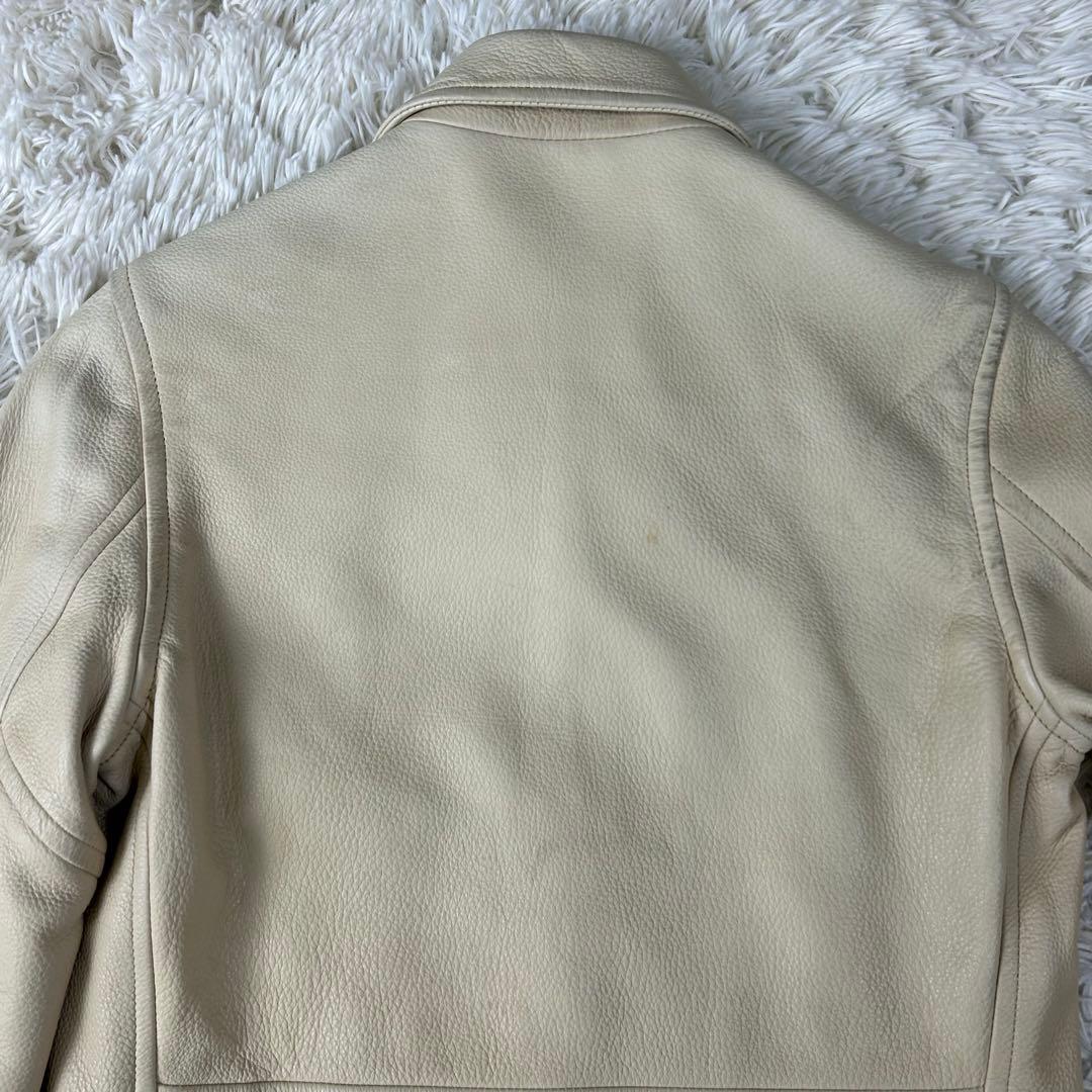 【希少】ラルフローレン　コレクション　レザージャケット　カーフスキン　アメリカ製