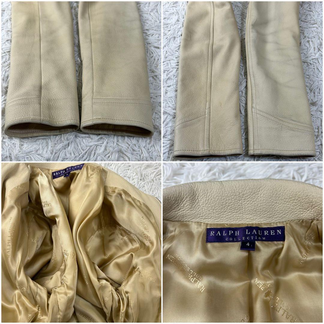 【希少】ラルフローレン　コレクション　レザージャケット　カーフスキン　アメリカ製