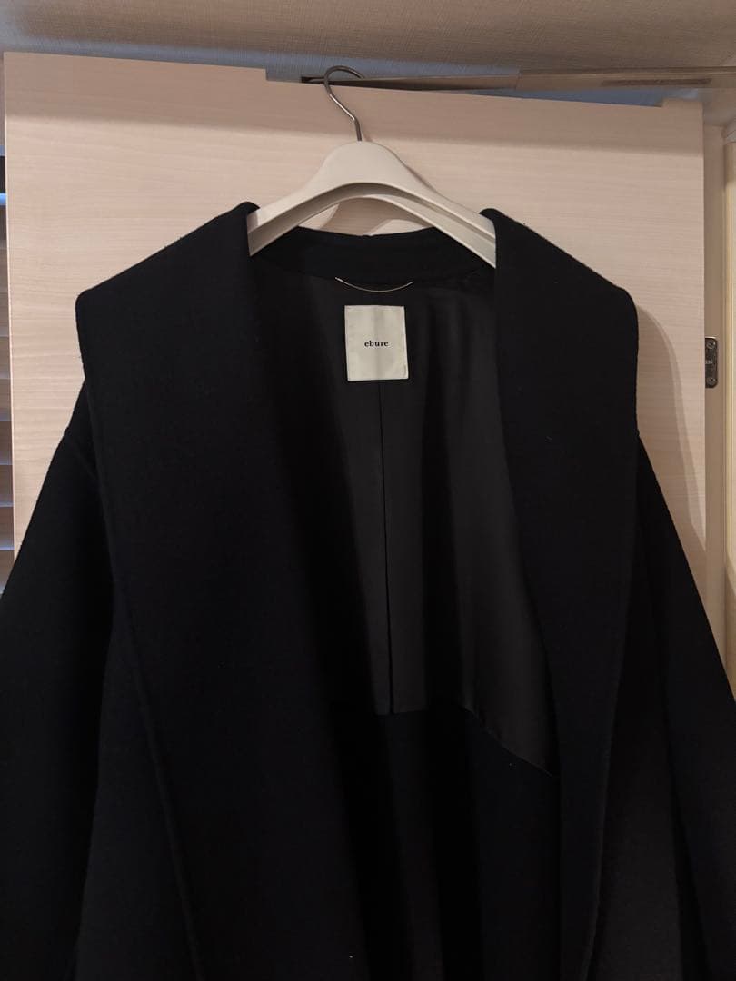 ebure エブール　リバーメルトンショールカラー　コート