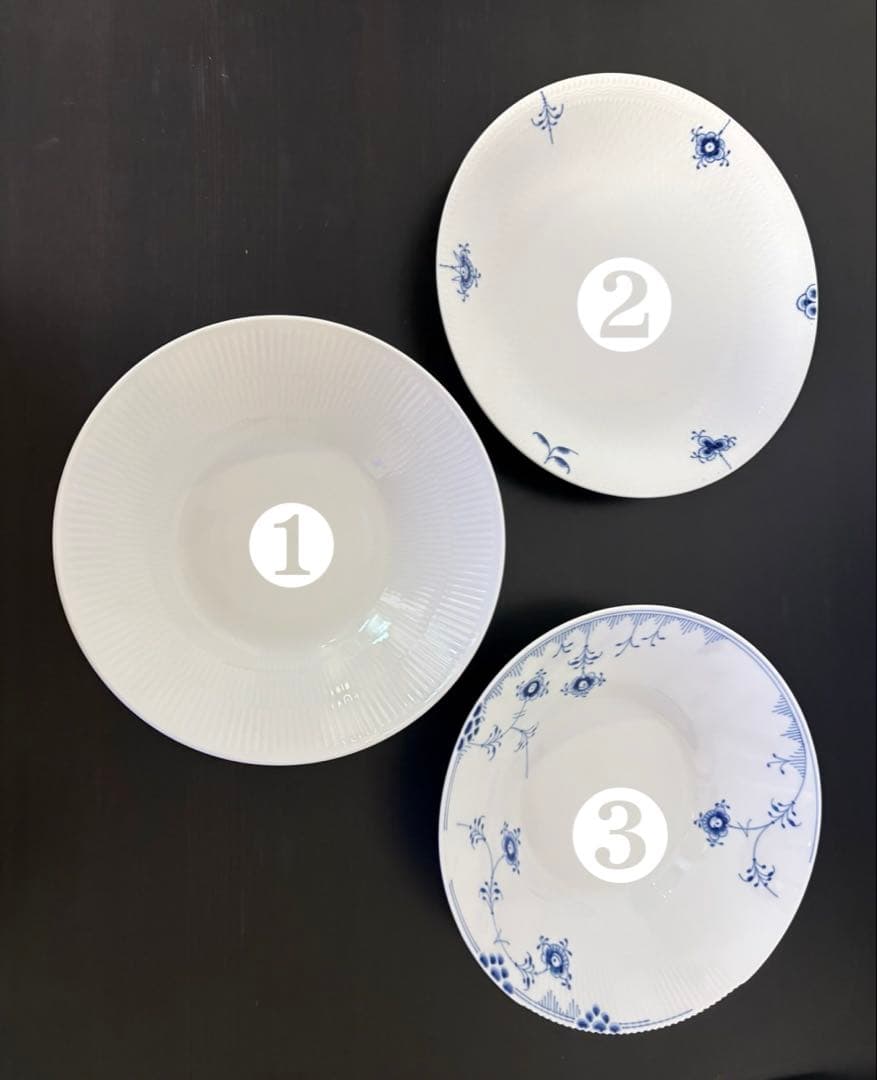 ロイヤルコペンハーゲン ディーププレート3点セット