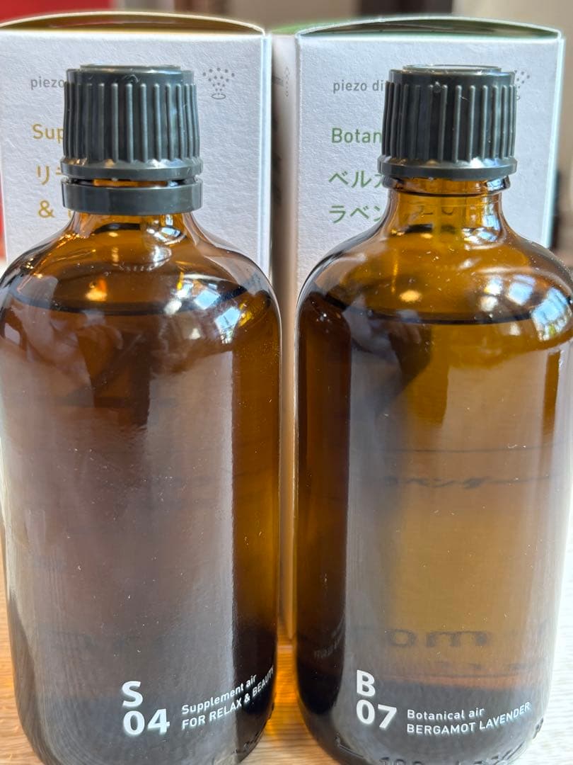 Supplement air ディフューザー用ピエゾオイルS04,B07セット