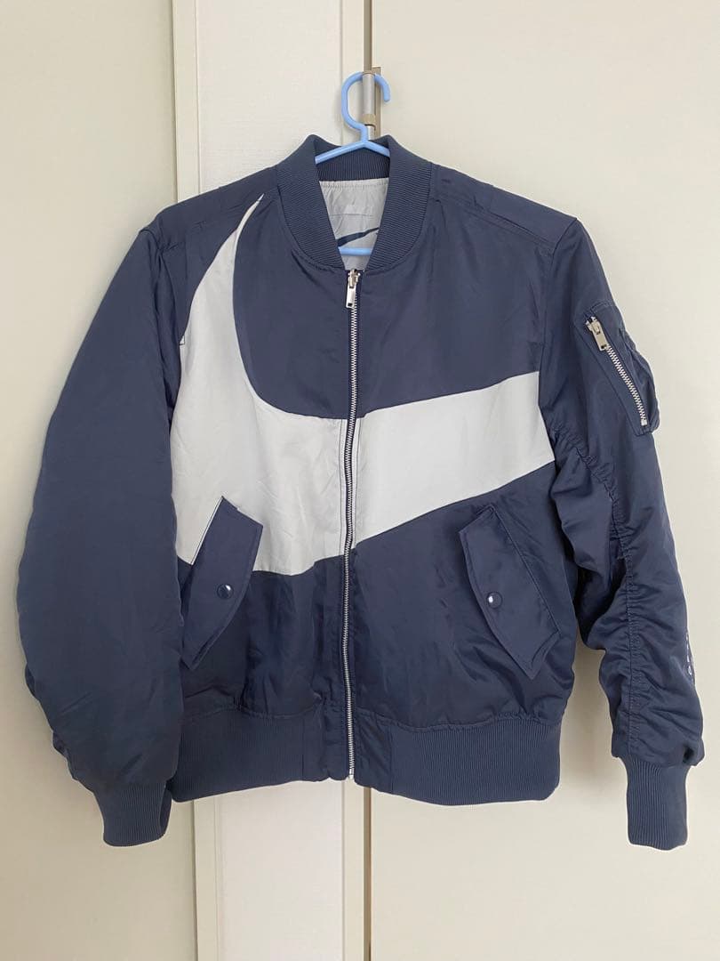 ナイキ MA-1 フライトジャケット ネイビー　サイズL〜XL