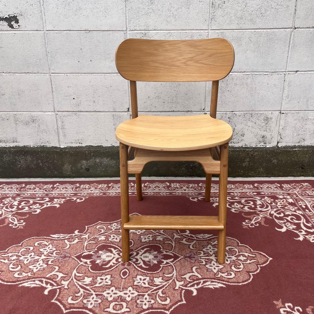 美品◼︎ACTUS アクタス サークル 木製チェア 高さ調整可能