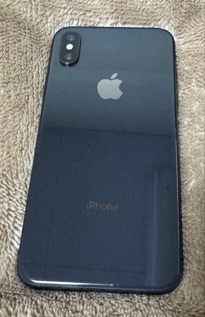 な*げ様 【バッテリー新品】Apple iPhone X スペースグレー 本体