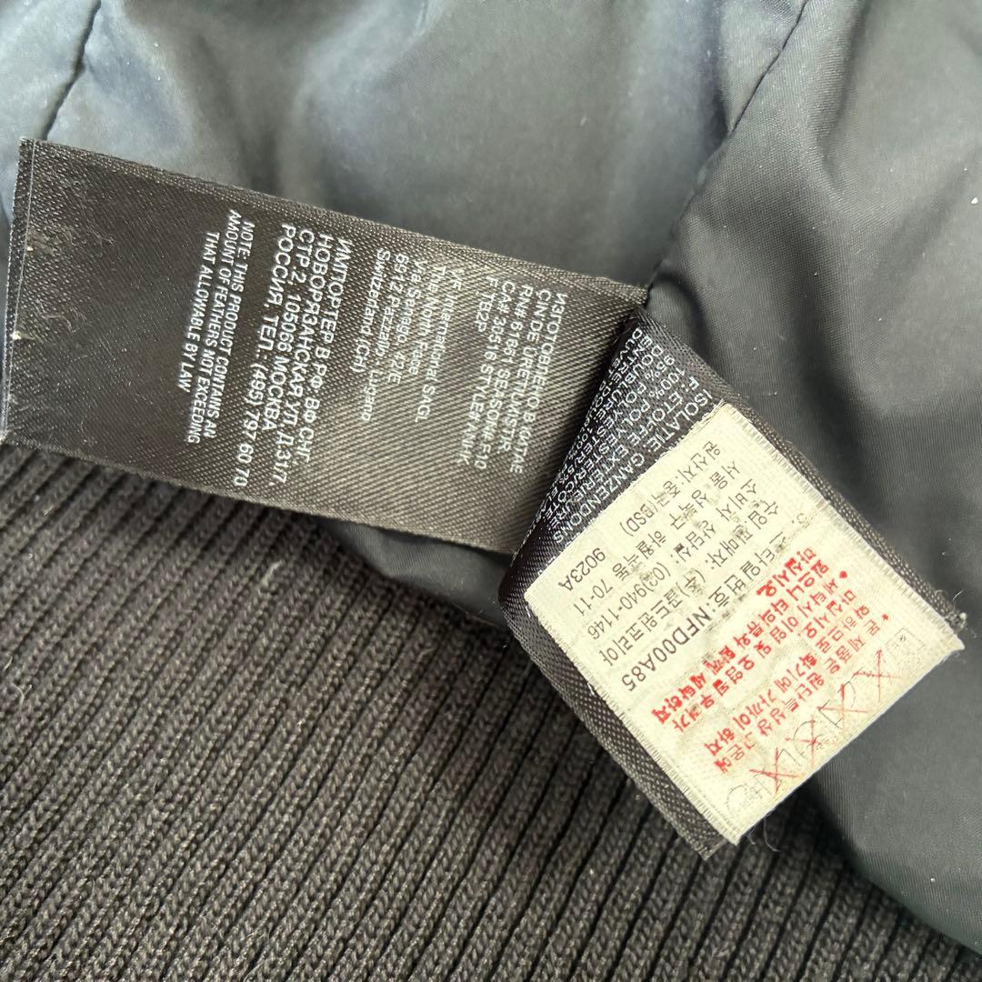 美品 THE NORTH FACE ショート丈ダウン 黒 S