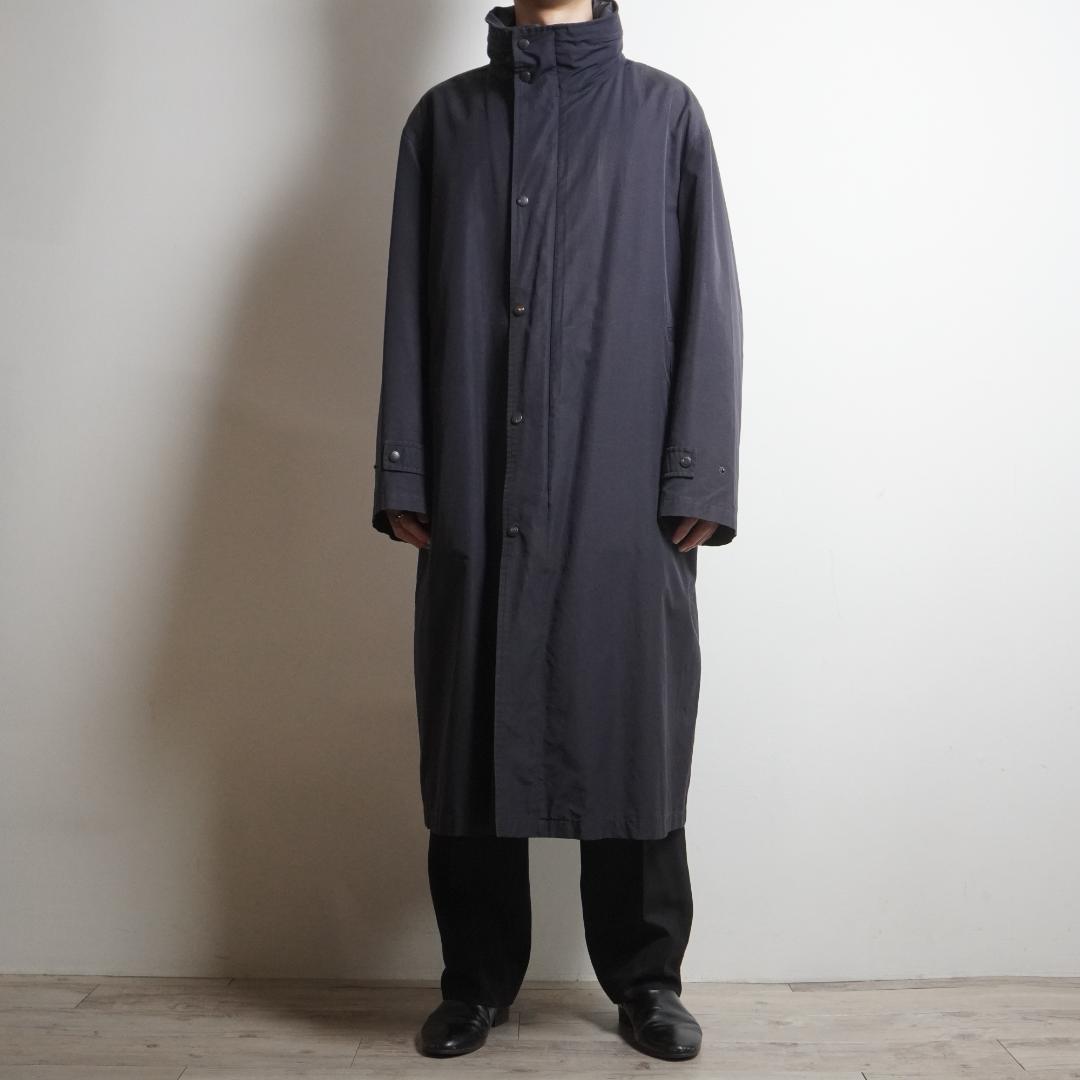 BURBERRY LONDON ライナー付ステンカラーコート 濃紺/XW260