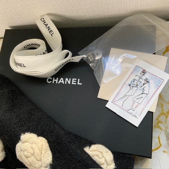 【訳あり】CHANEL カメリア ストール・ショール 人気アイテム