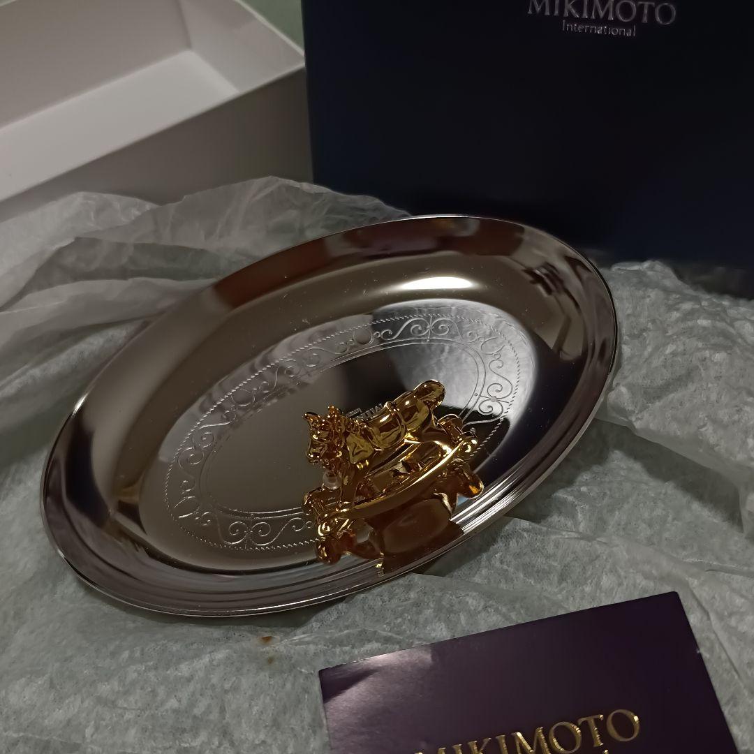 ミキモト MIKIMOTO ジュエリートレイ　箱つき　 未使用品