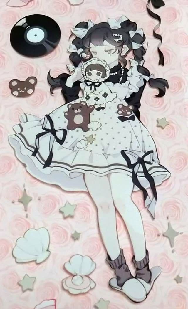 ☆SALE☆J59＃绵绵茶话会(PET)切り売り海外人物マステ女の子