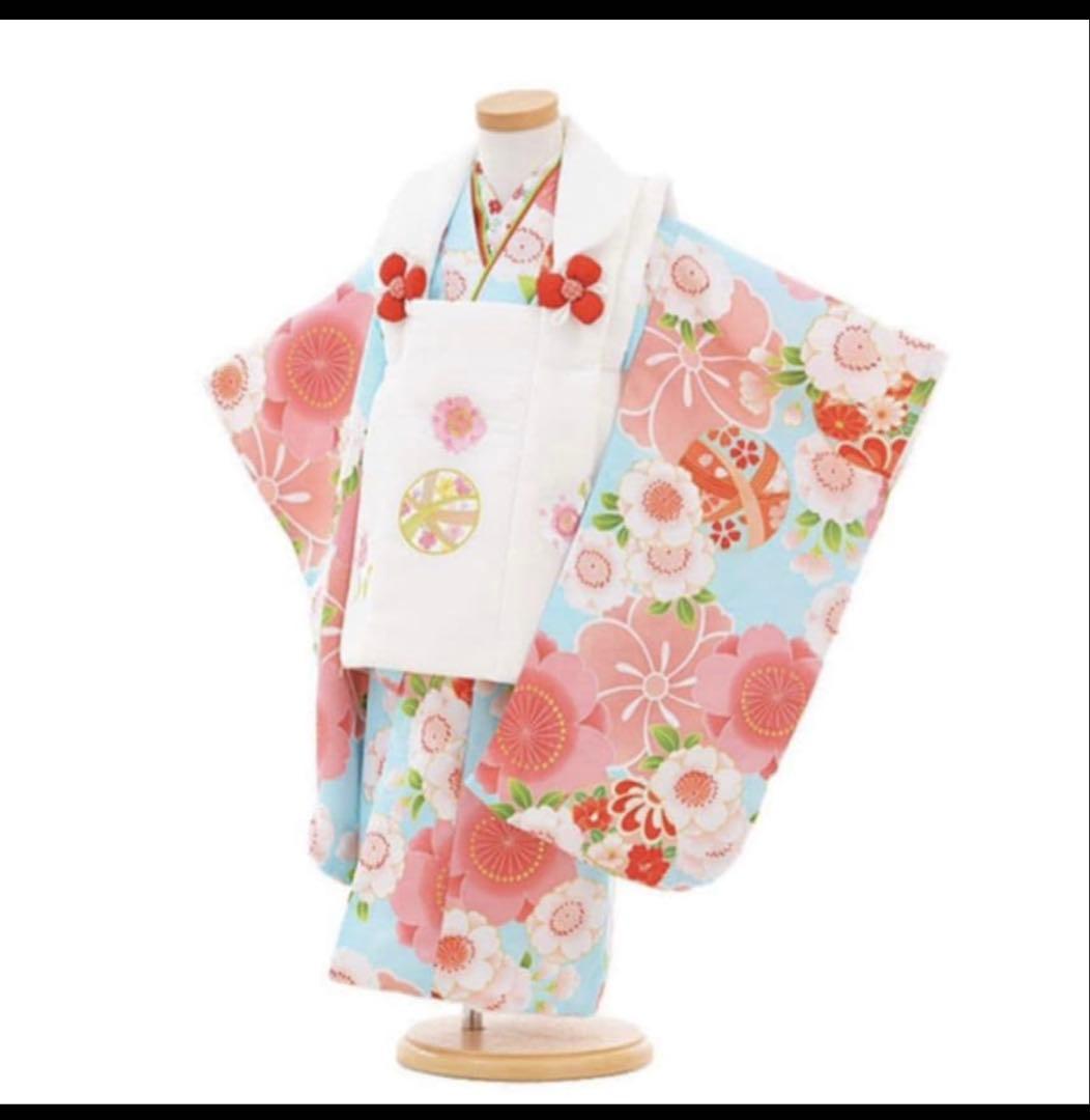 m*o様 七五三　着物　3歳　被布セット　花ひめ　女の子