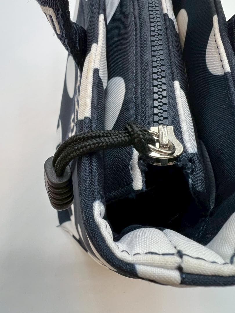 【美品】パーリーゲイツ　カートバッグ　ゴルフバッグ　ドット　ネイビー