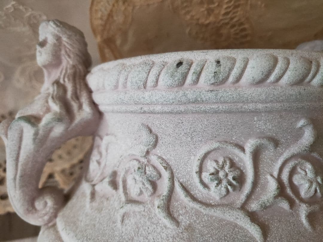 オブジェ フレンチスタイル鉢カバー 植木鉢 フランスアンティーク shabby