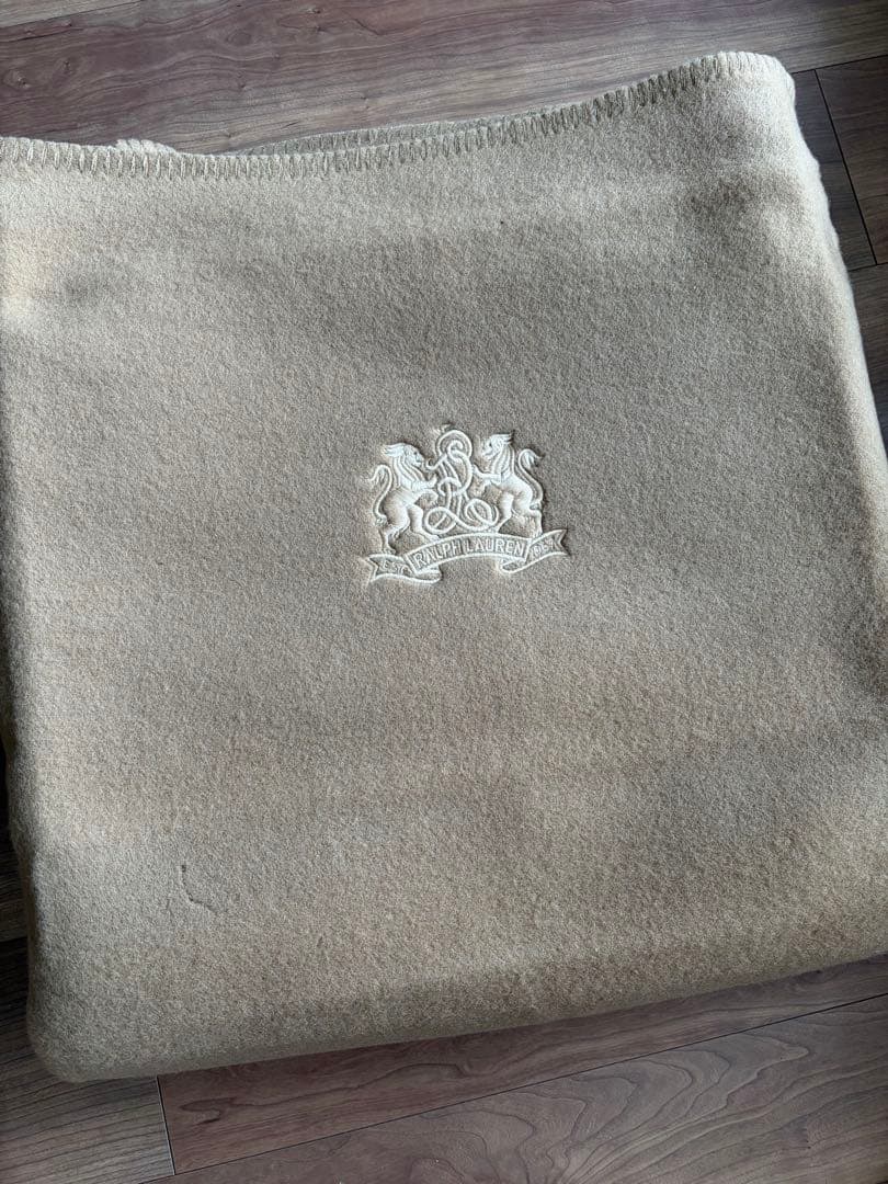 ◎未使用品◎ RALPHLAUREN ラルフローレン毛100% ブランケット毛布