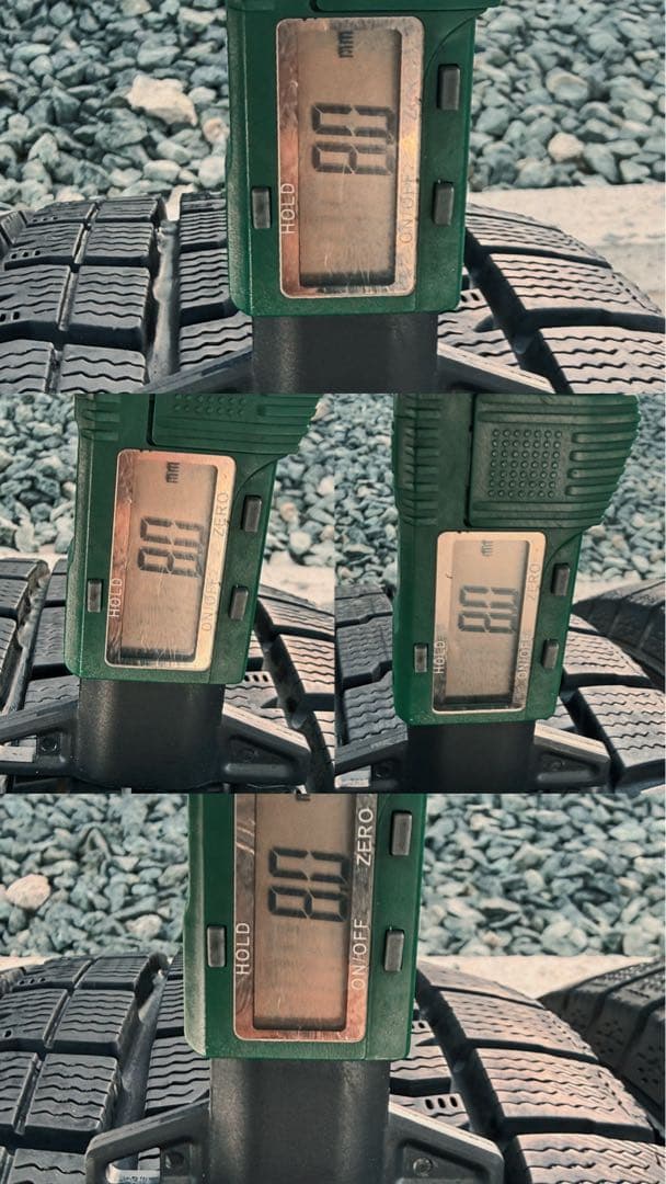 1️⃣ 【製造年2020年】【残り溝8.0mm】冬用タイヤ195/60R17４本